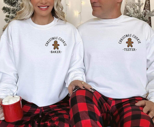 Christmas Cookie Baker Embroidered Sweatshirt
