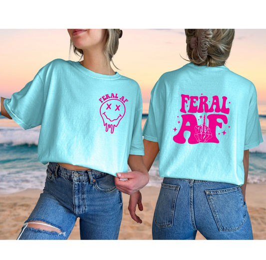 Feral AF DIGITAL design PNG only