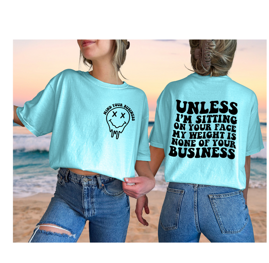 Funny mind your own business DIGITAL design PNG only
